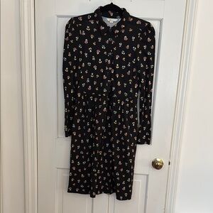 Cute Boden black floral dress